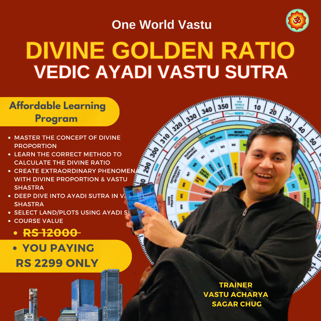 Ayadi Vastu Sutra  and Divine Ratio 