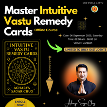 Load image into Gallery viewer, Offline Intuitive Vastu Remedy Cards &amp; Pendulam Dowsing Mastery Course
