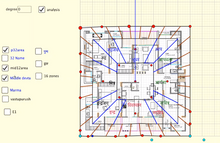 गैलरी व्यूवर में इमेज लोड करें, Advance 45 Vastu Devta Mapping Tool For Gridding.
