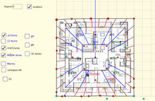 Load image into Gallery viewer, Advance 45 Vastu Devta Mapping Tool For Gridding.
