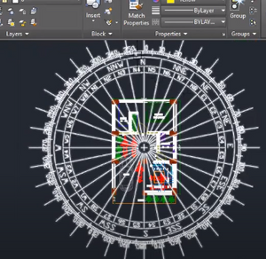 Vastu Chakra DWG File For Auto CAD Professionals.