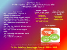 गैलरी व्यूवर में इमेज लोड करें, Certified Online Advance Crystal Vastu Course 2021
